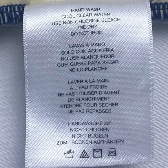 TALBOTS Miraclsuit Cabana Poolside Blue with White Dot One-Piece Size 8 - NWOT - Picture 8 of 8